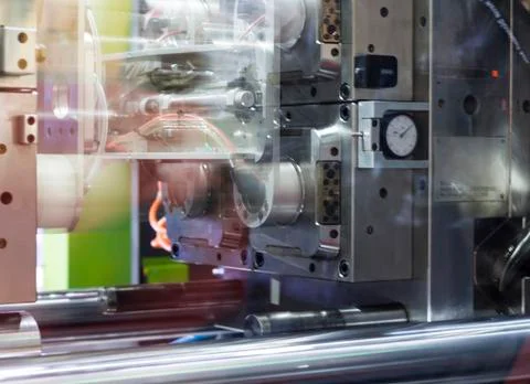 Plastic inJection machine Stock Photos