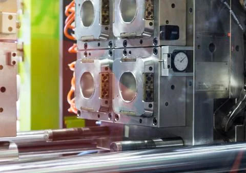 Plastic inJection machine Stock Photos