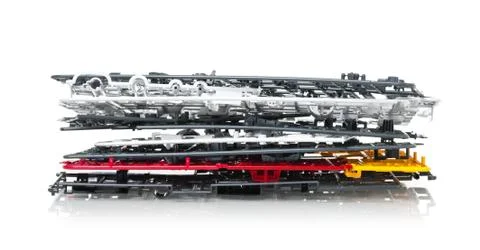 Plastic injection molding Stock Photos