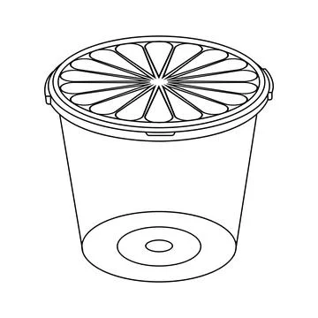 Plastic jar icon Stock Illustration
