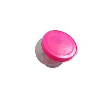 Plastic jar with open lid Stock Photos