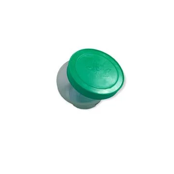 Plastic jar with open lid Stock Photos