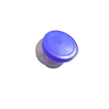 Plastic jar with open lid Stock Photos
