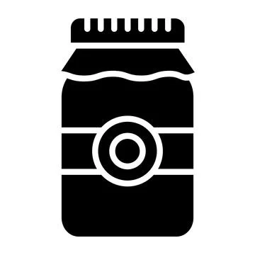 Plastic jar Vector Icon Design Illustration Stock Illustration