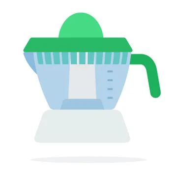 Plastic juicer vector flat isolated Stock Illustration