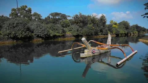 Plastic Jukung 02 Stock Footage 237487040