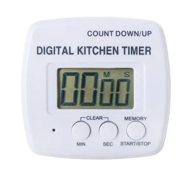 Plastic kitchen digital timer Stock Photos