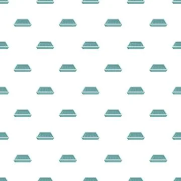 Plastic kitchen food drainer tray seamless pattern Stock Illustration