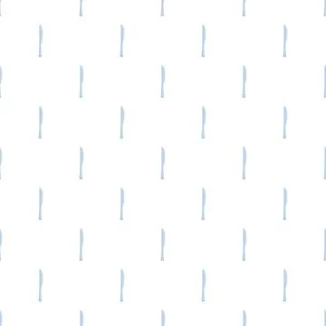 Plastic knife tool creating a seamless pattern background Ilustração Stock