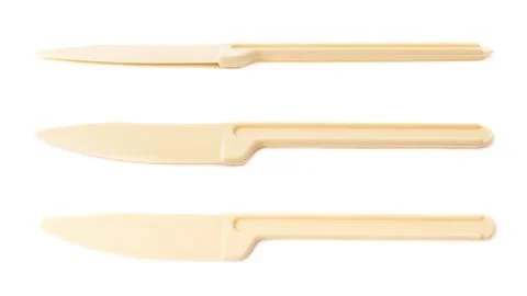 Plastic knife tool isolated Stock Photos