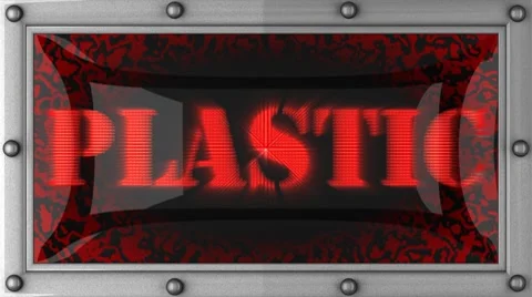 Plastic on led 動画素材 8731854
