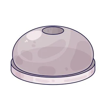 Plastic Lid illustration Ilustração Stock