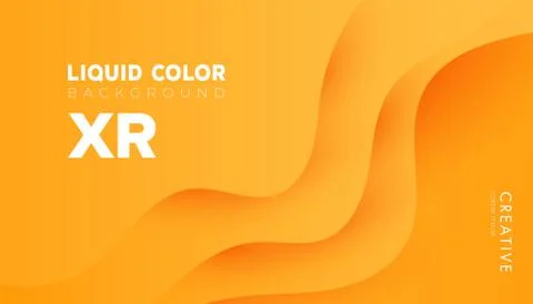 Plastic liquid gradient waves sale banner template Stock Illustration