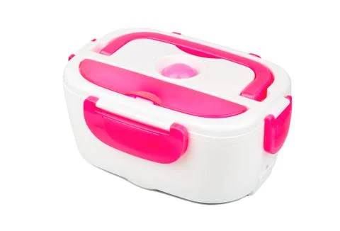 Plastic lunch box Stock Photos