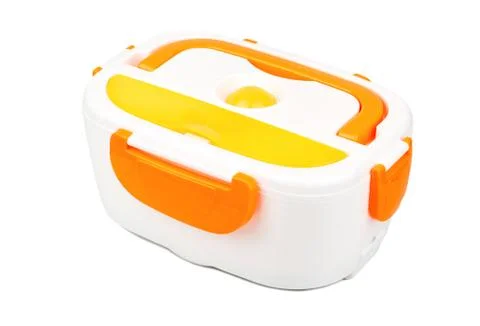 Plastic lunch box Stock Photos