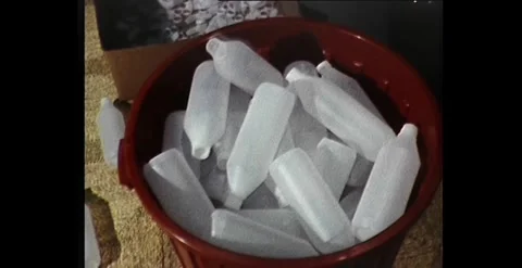 Plastic Manufacturing Process: Various Shots from 1982 Stock Footage 260369395