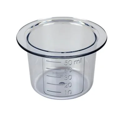 Plastic measurement cup Stock Photos