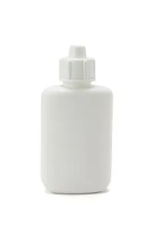 Plastic medicine container Stock Photos