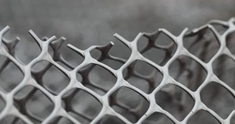 Plastic Mesh Macro shot Stock Footage 320413717