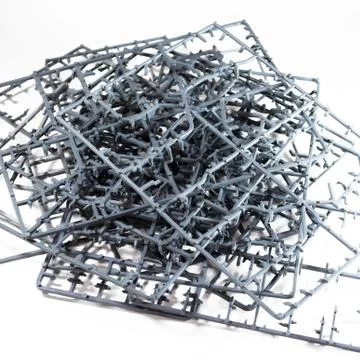 Plastic Model Kit Sprue Stock Photos
