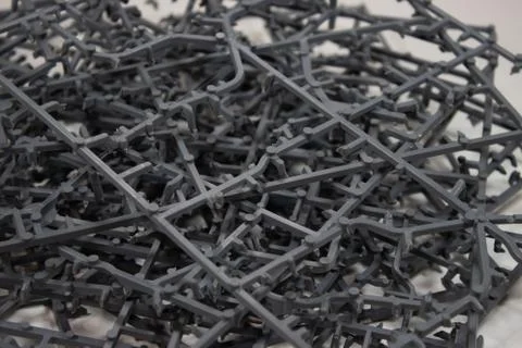 Plastic Model Kit Sprue Stock Photos