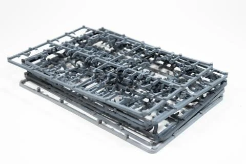 Plastic Model Kit Sprue Stock Photos