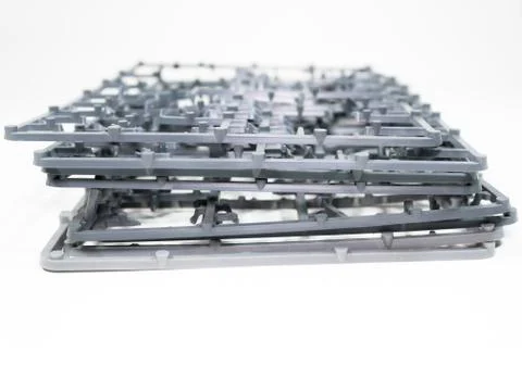 Plastic Model Kit Sprue Stock Photos