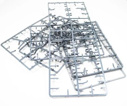 Plastic Model Kit Sprue Stock Photos