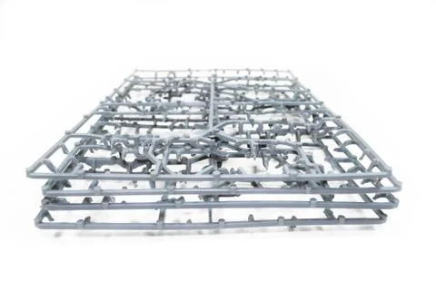 Plastic Model Kit Sprue Stock Photos