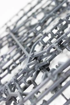 Plastic Model Kit Sprue Stock Photos