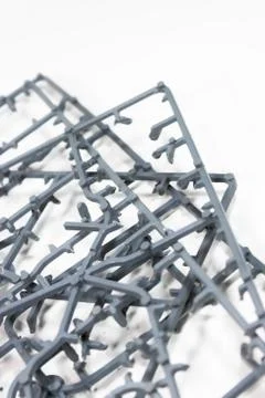 Plastic Model Kit Sprue Stock Photos