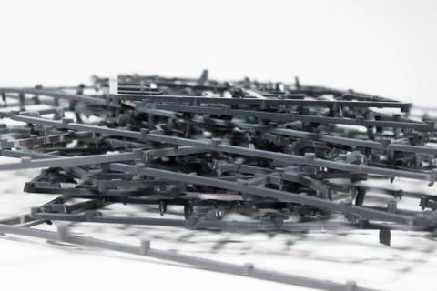 Plastic Model Kit Sprue Stock Photos