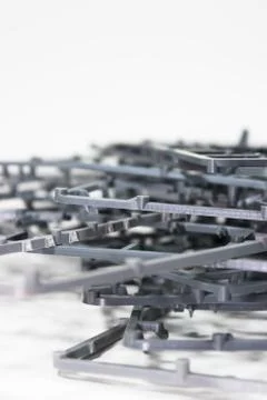 Plastic Model Kit Sprue Stock Photos