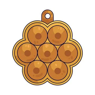 Plastic mold illustration 스톡 일러스트
