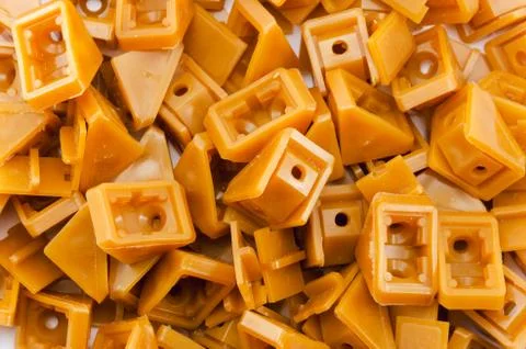 Plastic mounting corner Stock Photos