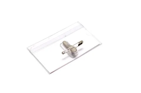 Plastic name tag Stock Photos