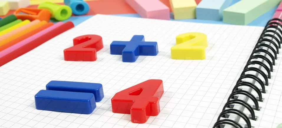 Plastic number 库存照片