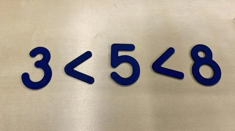 Plastic numbers and figures for the development of the child's intelligence 스톡 사진