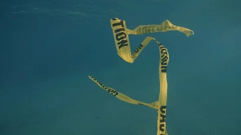 Plastic in the ocean, sea Stock Footage 90683339