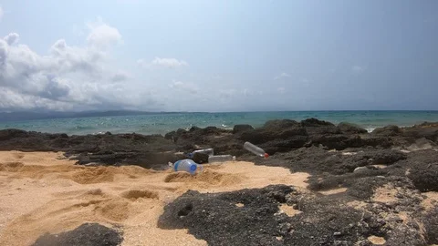 Plastic in our oceans. Stock Footage 106648785