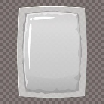 Plastic packaging sachet, bag transparent empty vacuum container mockup to Illustrazione stock