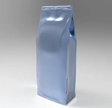 Plastic packaging for tea, coffee or other loose cave products Stock Photos