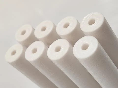 Plastic part printed on a 3D printer. Plastic part Foto stock