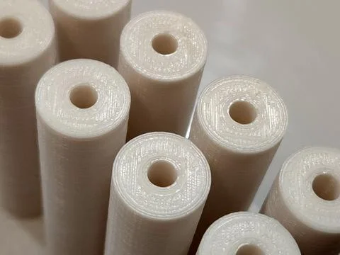 Plastic part printed on a 3D printer. Plastic part Stock Photos