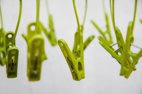 Plastic peg Stock Photos