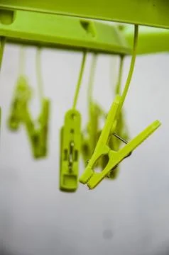 Plastic peg Stock Photos