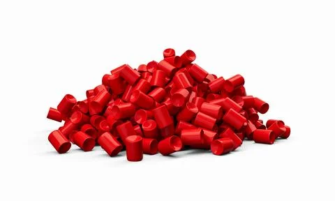 Plastic pellets Background Close-up Plastic granules Polymer Black plastic .. Stock Photos