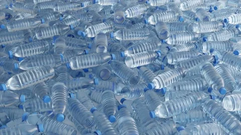Plastic Pet Bottles 库存影片 168764779