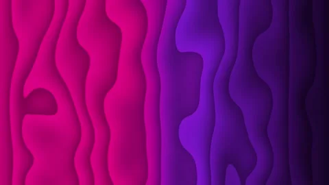 Plastic pink and proton purple colors gradient vertical wavy stripes.  Stock Footage 147990440