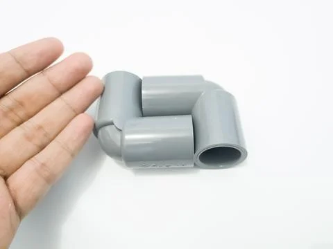 Plastic pipe isolated Stock Photos